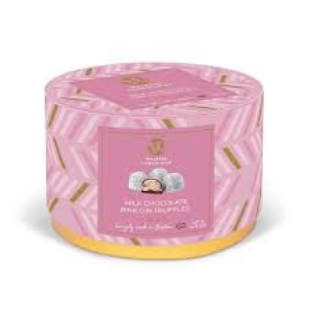 WALKERS PINK GIN TRUFFLES DRUM 140G